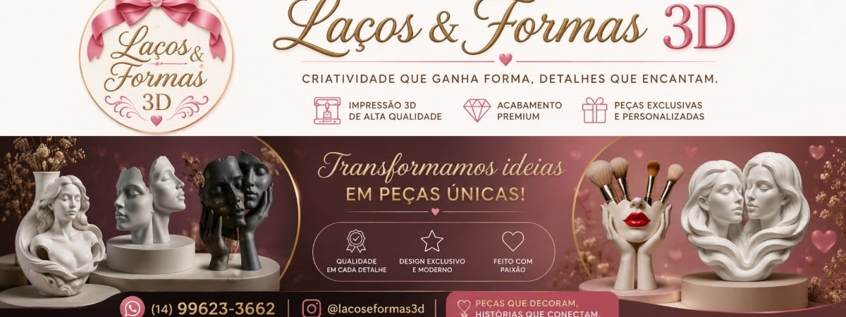 Capa de LAÇOS E FORMAS 3D