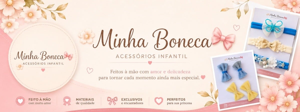 Capa de Minha Boneca Acessórios Infantil