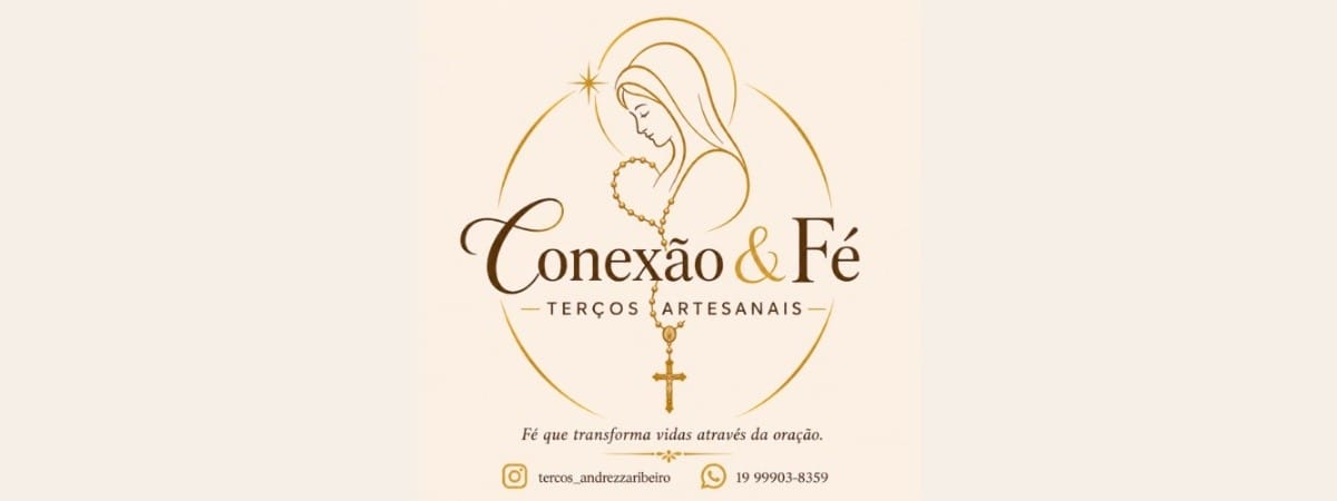Capa de Conexão & Fé- Terços Artesanais