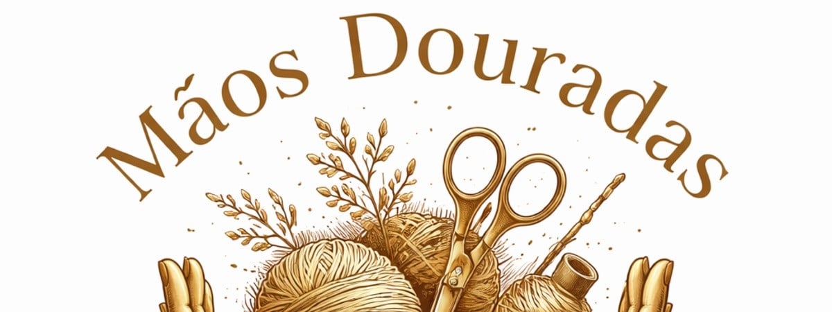 Capa de Mãos Douradas Artesanato