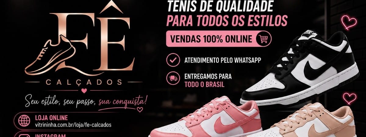 Capa de Fê Calçados