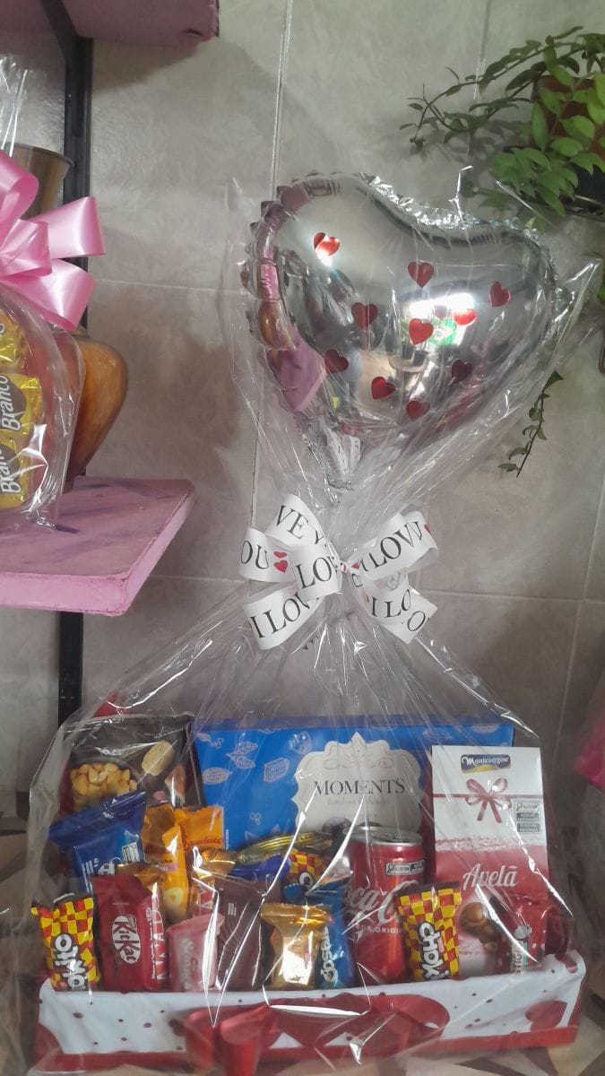 Cesta de chocolates