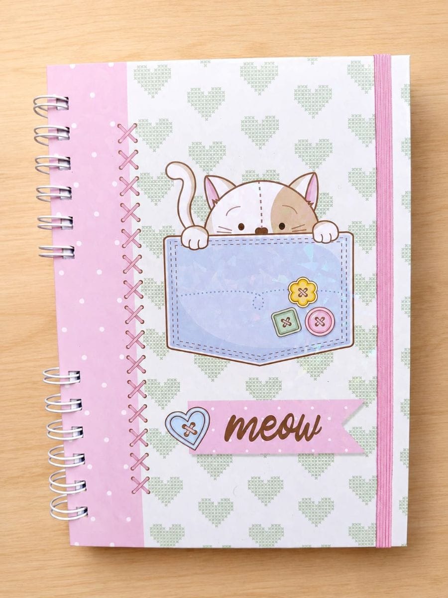 Caderno A5 com 80 folhas