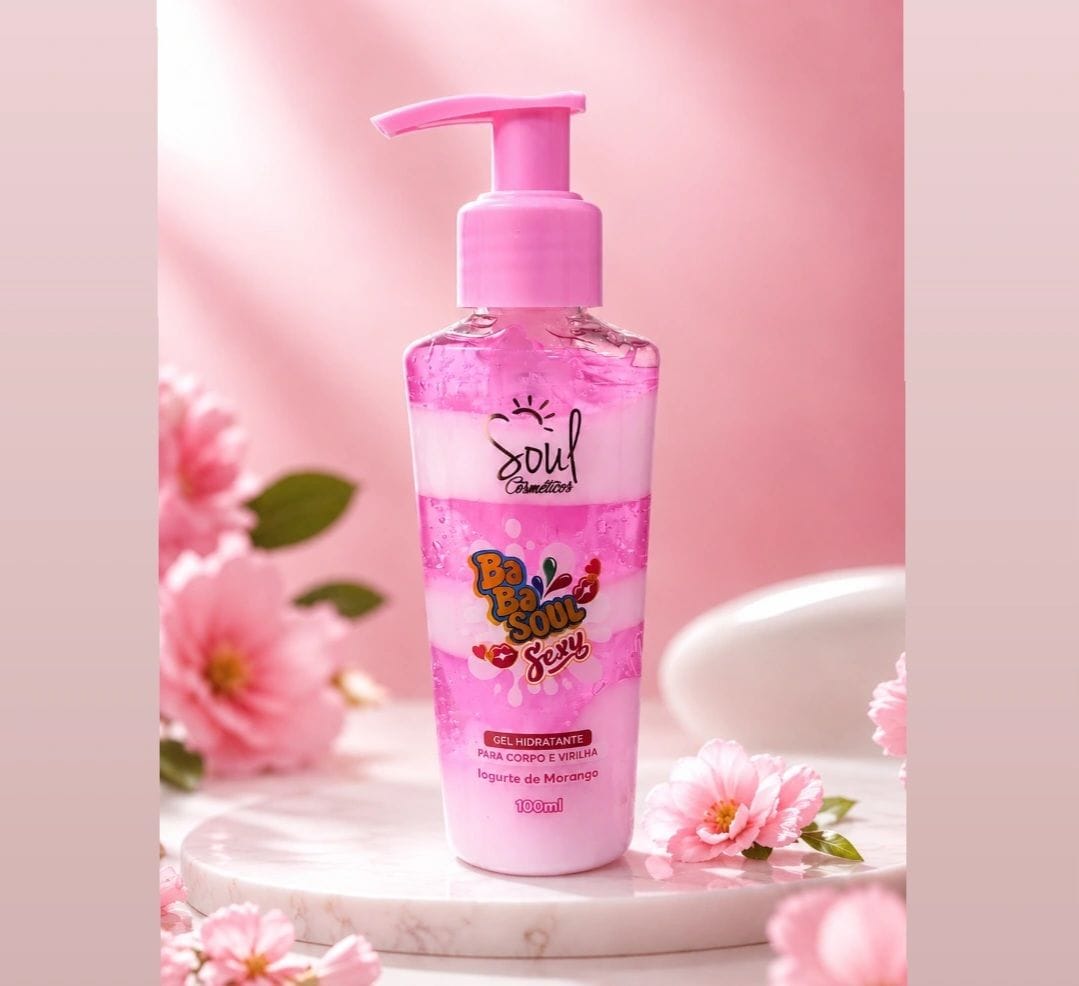 Gel Hidratante Babasoul Iorgurte de Morango