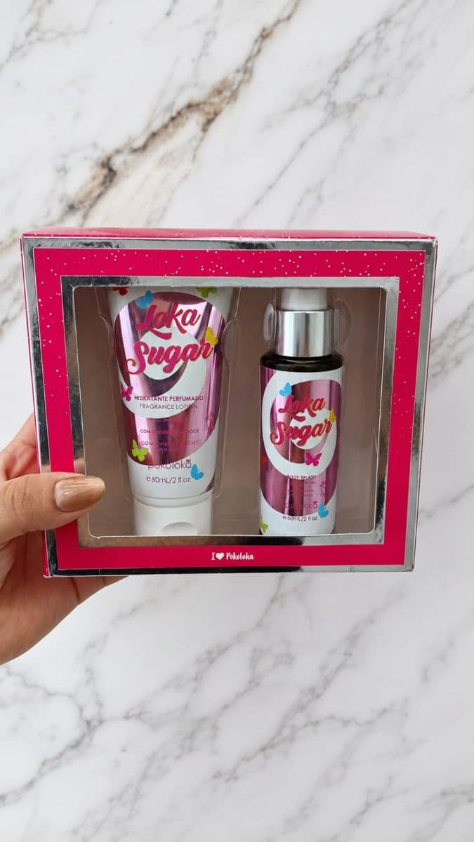Mini kit Body Splash + Hidratante para as Mãos POKOLOKA