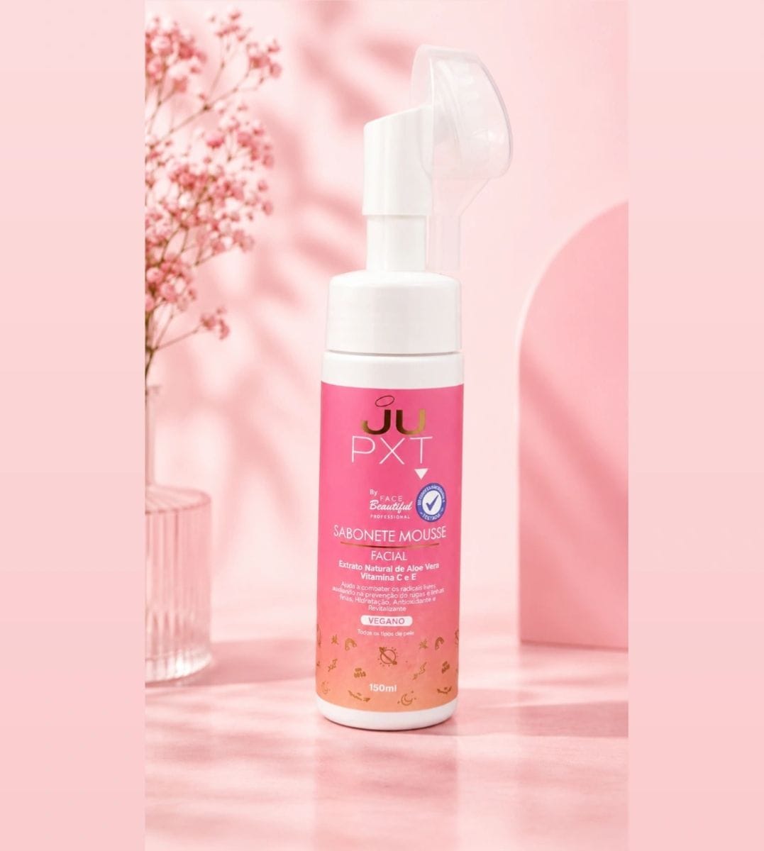 Mousse de limpeza Facial JU PTX