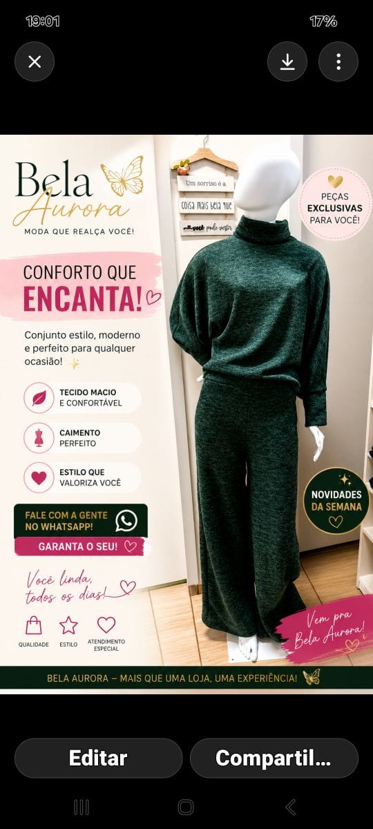 Conjunto de lanzinha