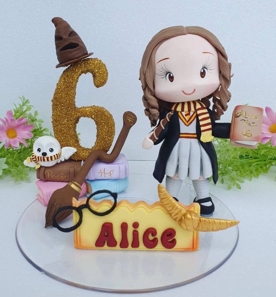 Topo de bolo personalizado Harry Potter