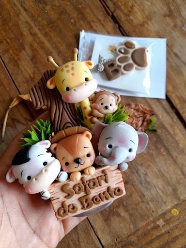 De bolo tema safari
