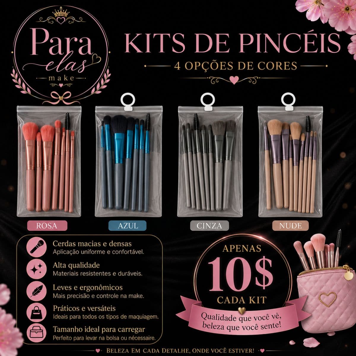 Kit pincel make