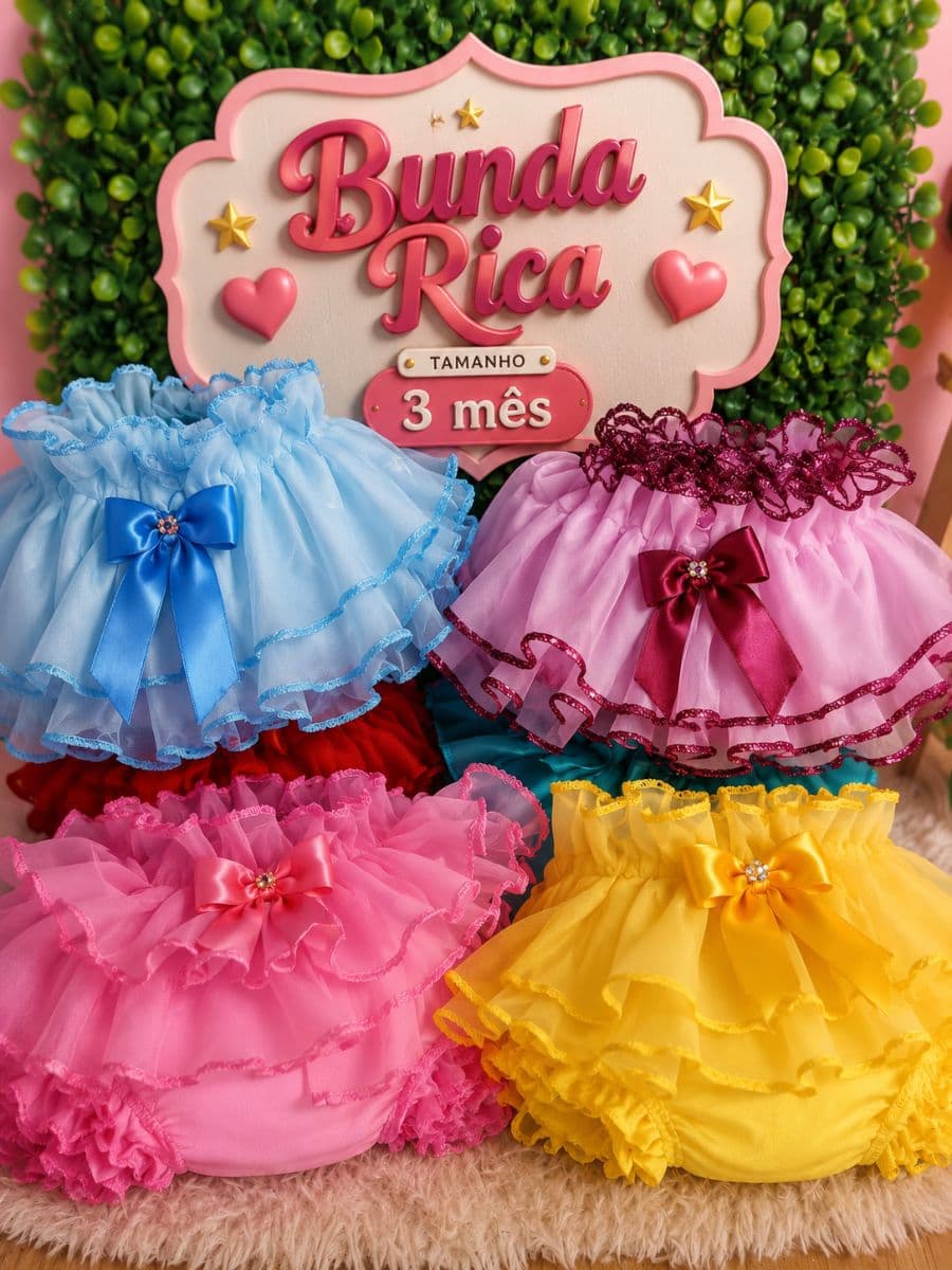Calcinha Bunda Rica 3 mês