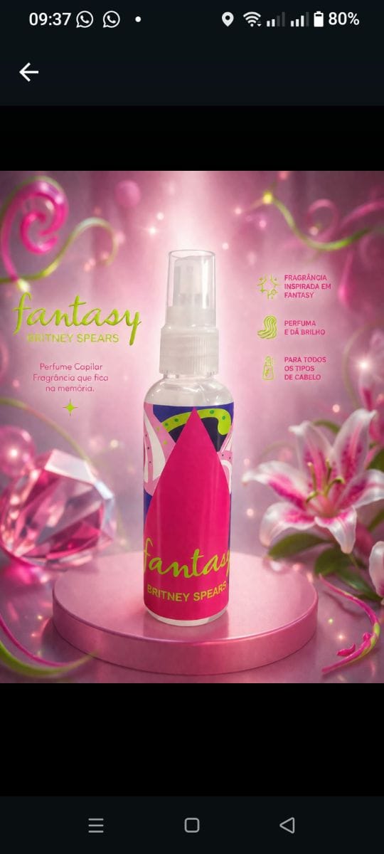 Perfume capilar