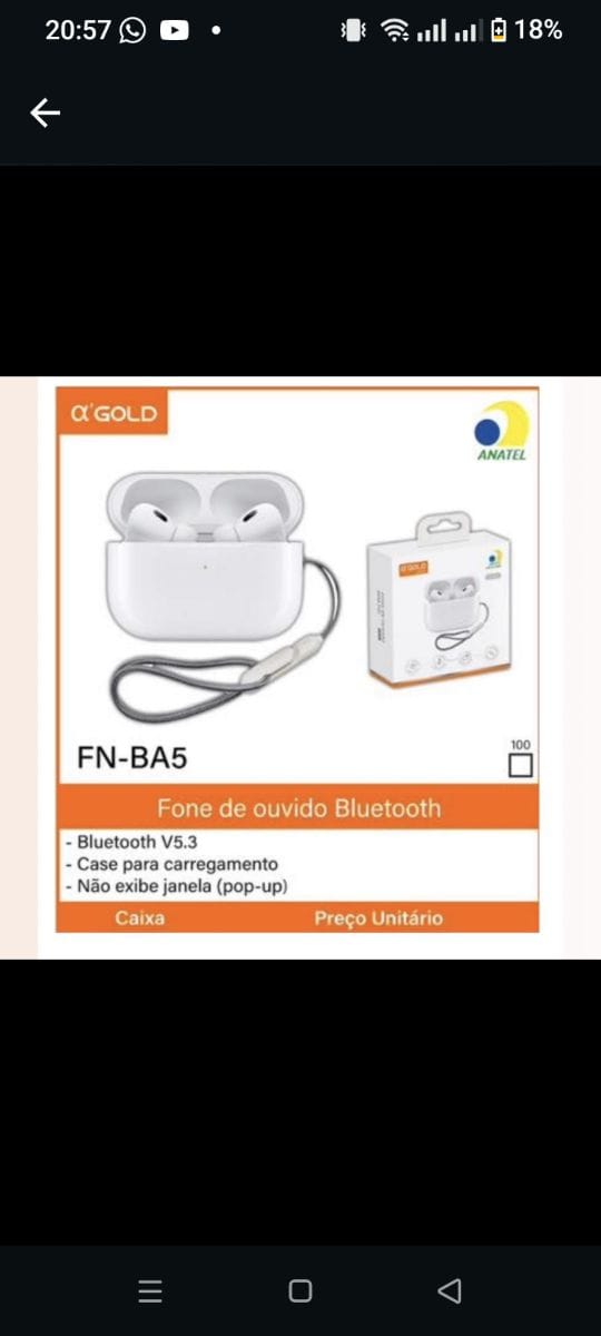 Fone de ouvido