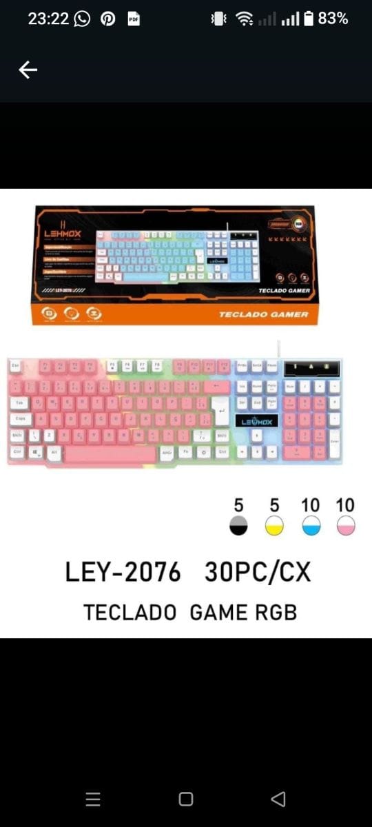 Teclado para computador