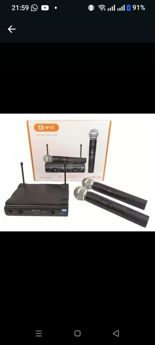 Microfone sem fio