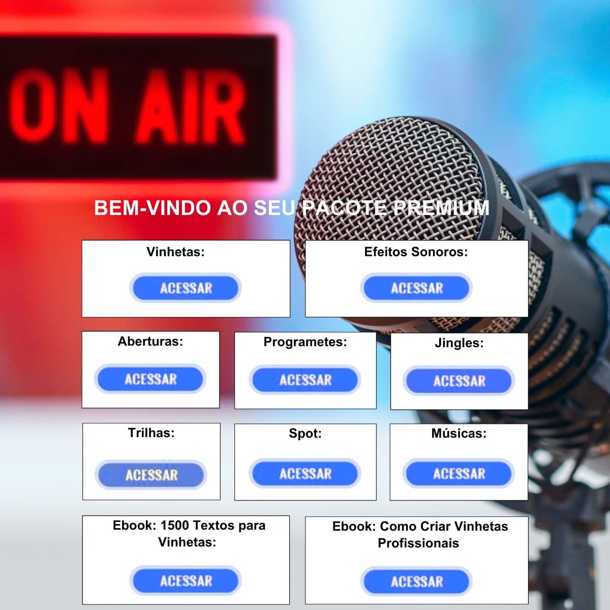 PACOTE COMPLETO VINHETAS PARA RADIO