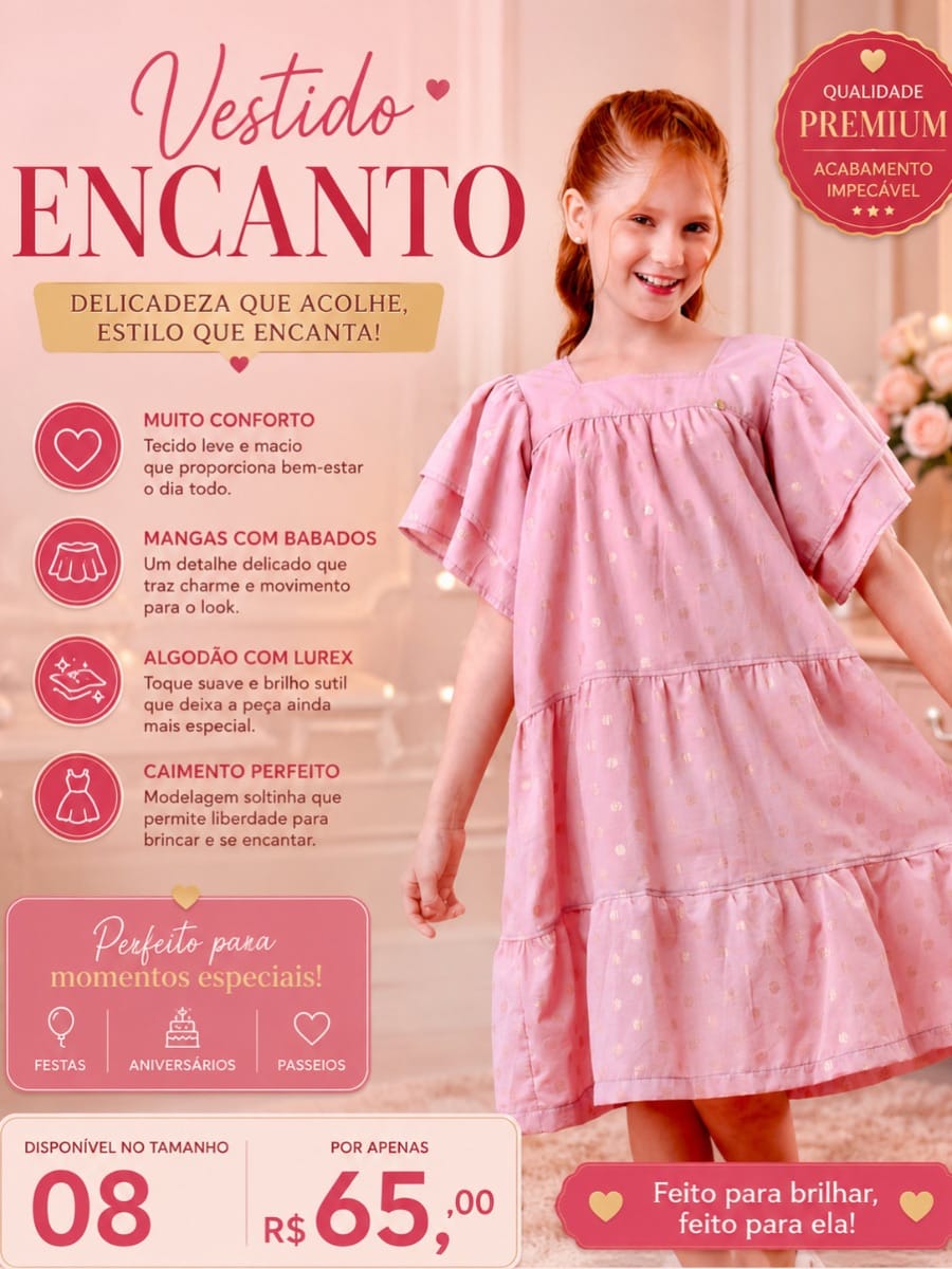 Vestido Infantil