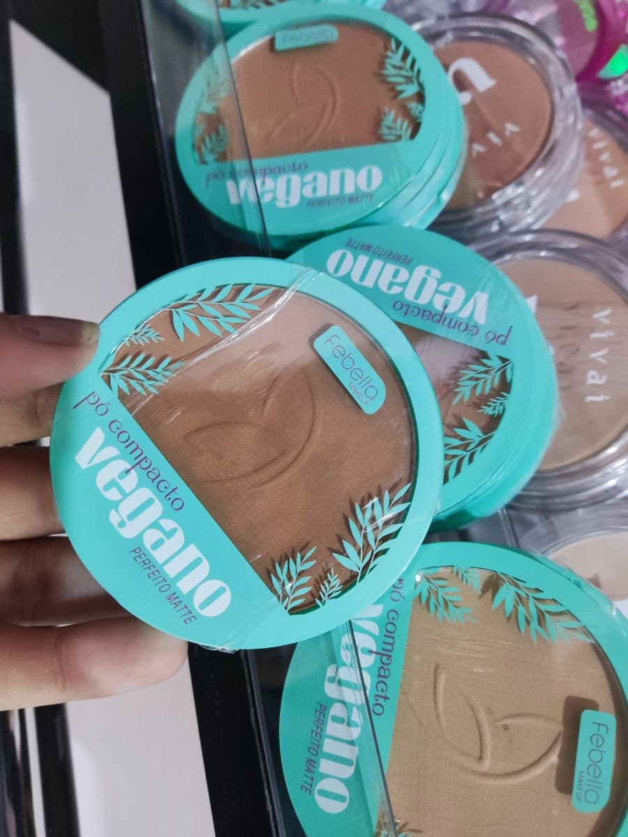 Pó super poder e ASU 15,00 Pó Compacto vegano febella e vivai
