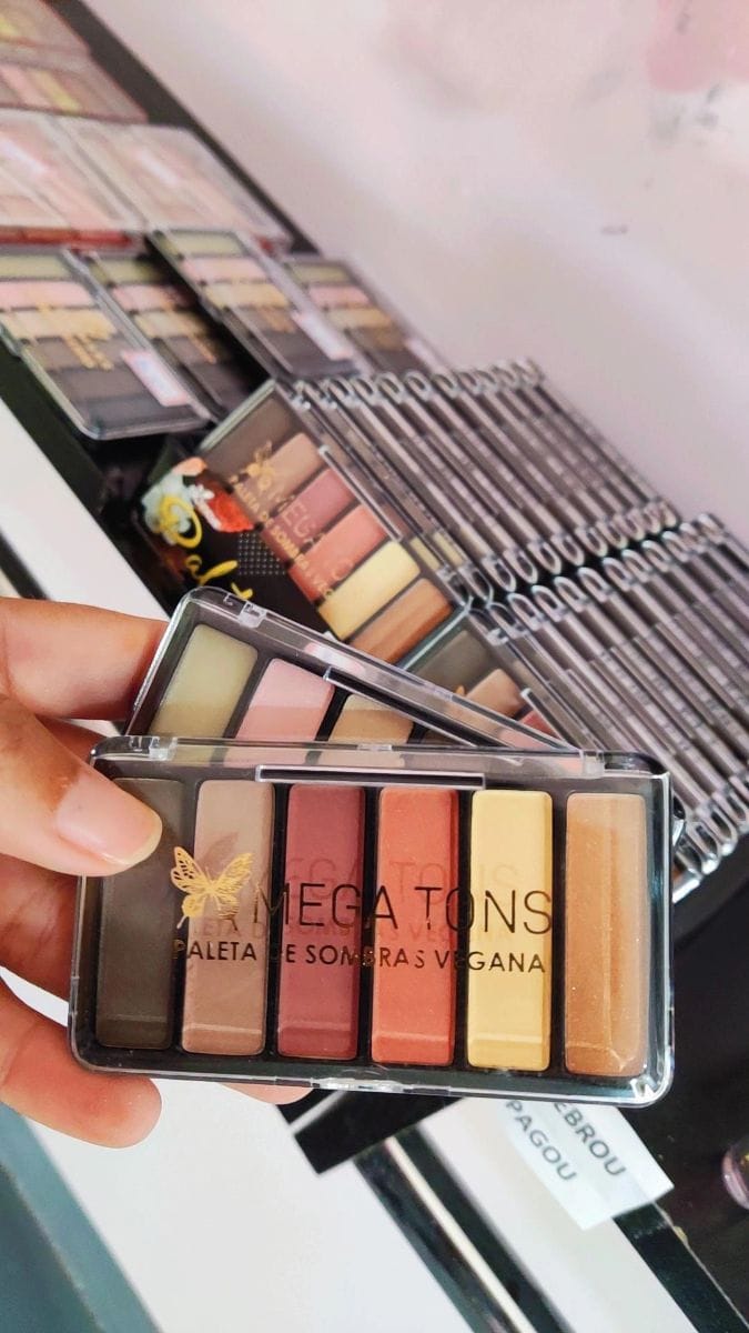 Paleta de sombra 6 cores