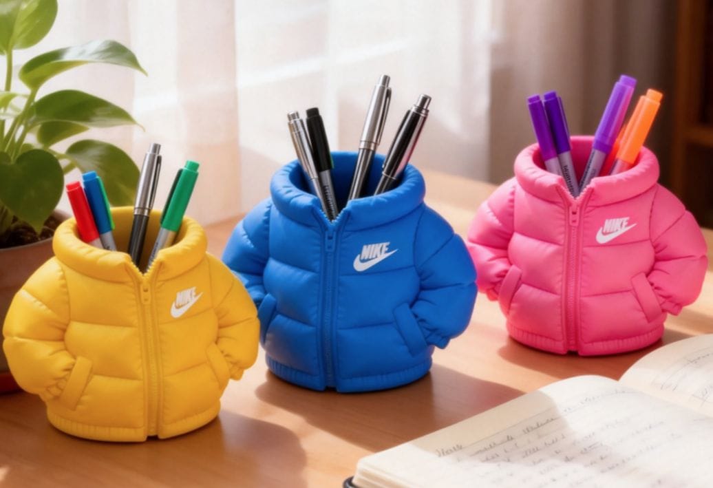🧥 Porta Canetas Jaqueta Estilo Esportivo