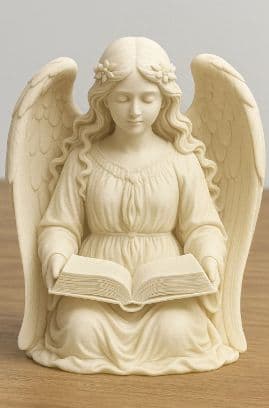 👼✨ Anjo da Guarda com Iluminação LED – Luz, Proteção e Encanto para Seu Ambiente ✨👼