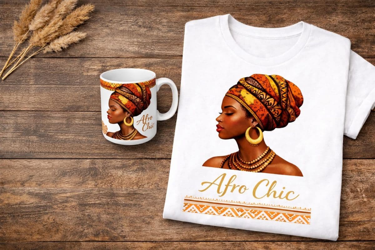 Conjunto blusa e caneca