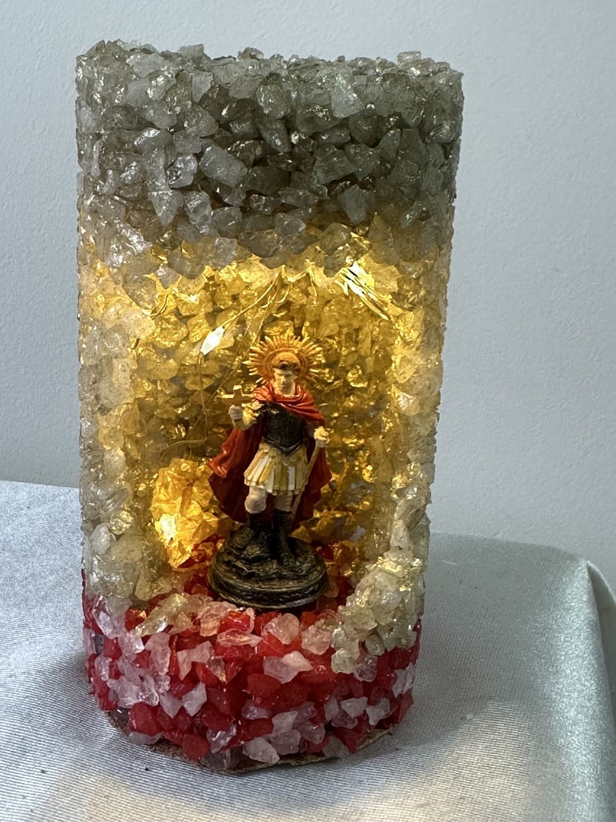 Oratório luminária Santo Expedito
