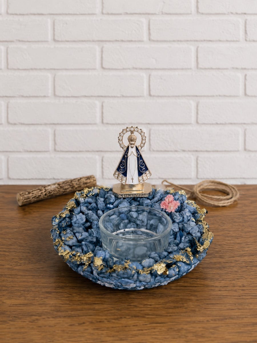Porta velas oratório nossa senhora Aparecida
