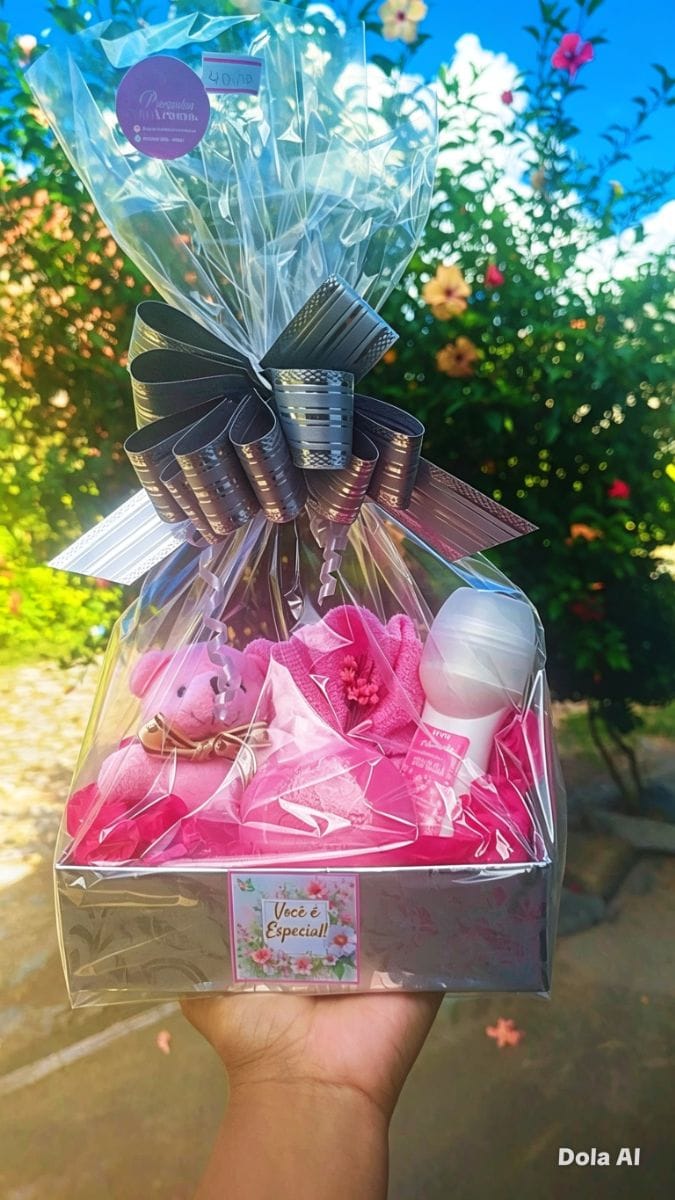 Kit delicado rosa