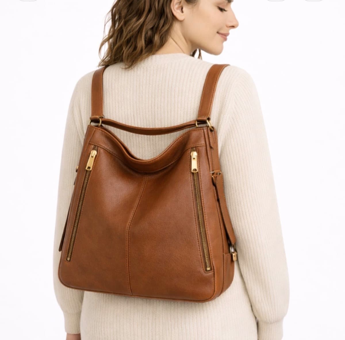 Bolsa grande caramelo