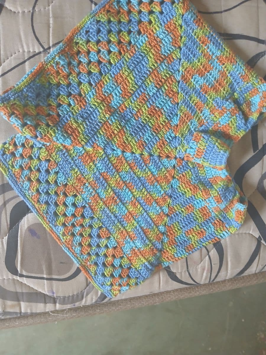 Short de crochê infantil 2 anos