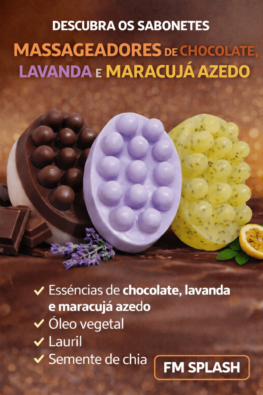 Sabonete Massageador