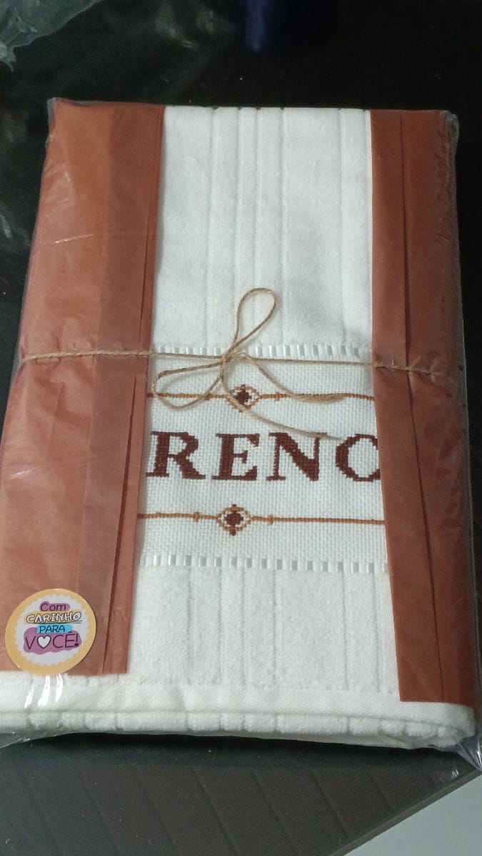 Toalha de banho personalizada com nome