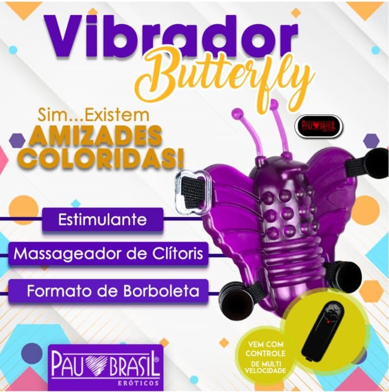 Vibrador burteflay de calcinha