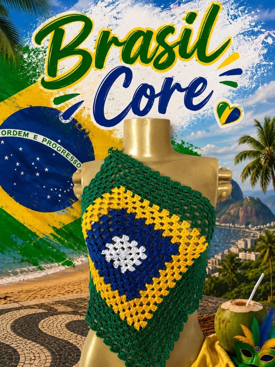 Cropped Brasileirinha
