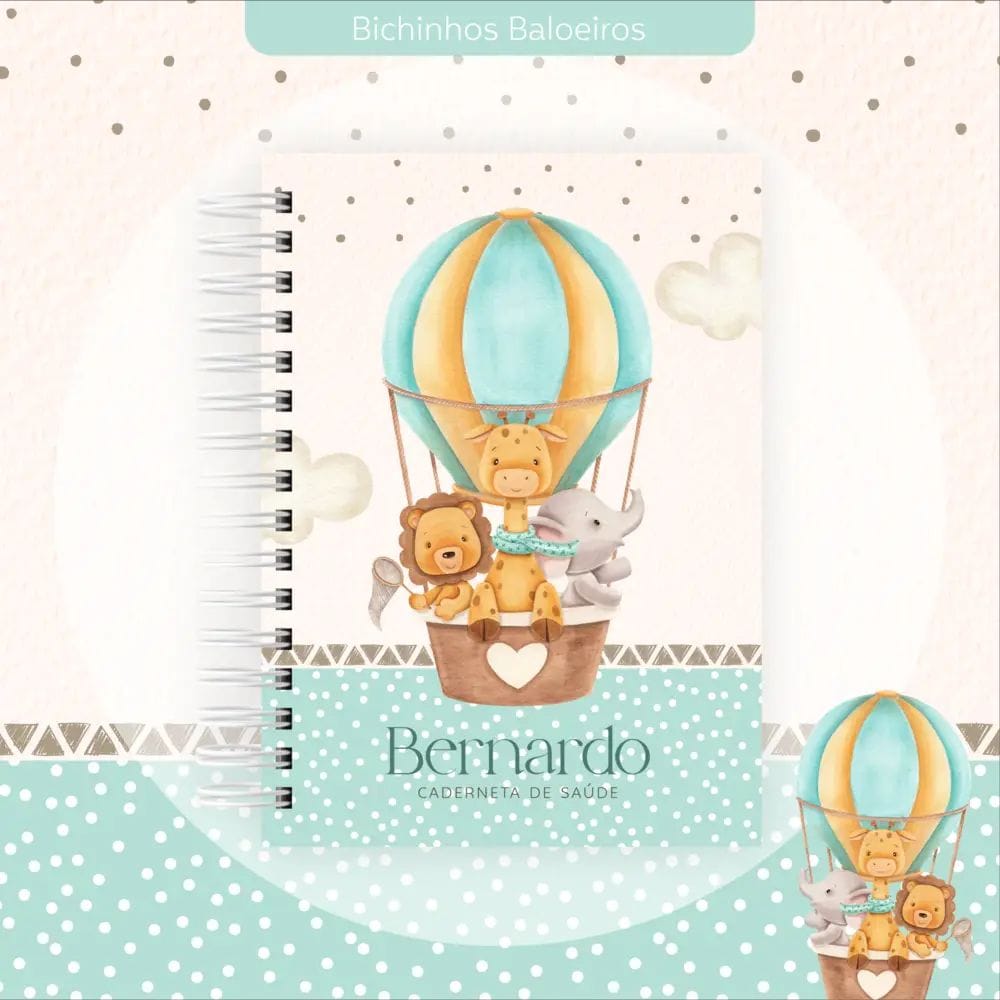 🩵 Caderneta de Vacinação Personalizada – Menino 🩵