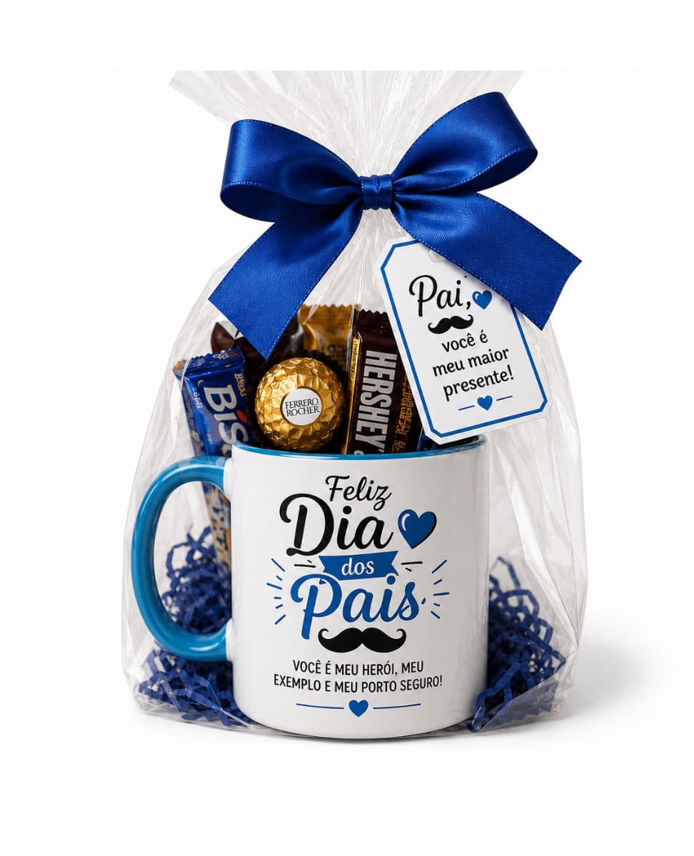 Caneca com chocolates