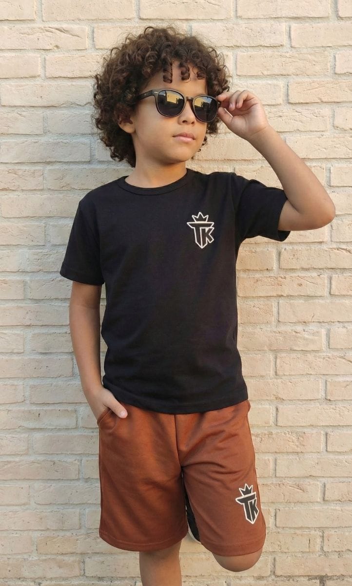 Lindo Conjunto Bermuda e Camisa Menino