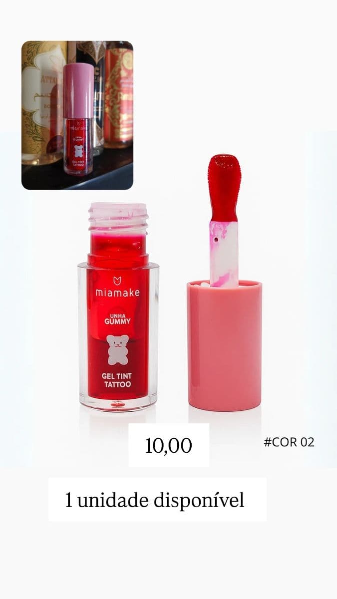 Gel tint Mia Make cor 02