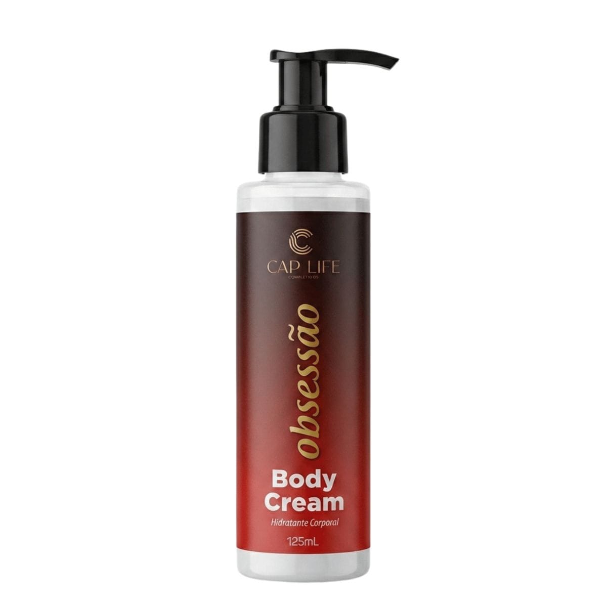 BODY CREAM HIDRATANTE CORPORAL FRAGRÂNCIA OBSESSÃO CAP LIFE 125ML