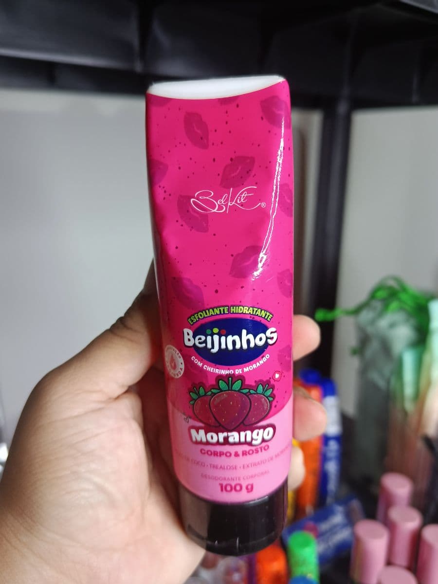 Esfoliante corpo e rosto de Morango