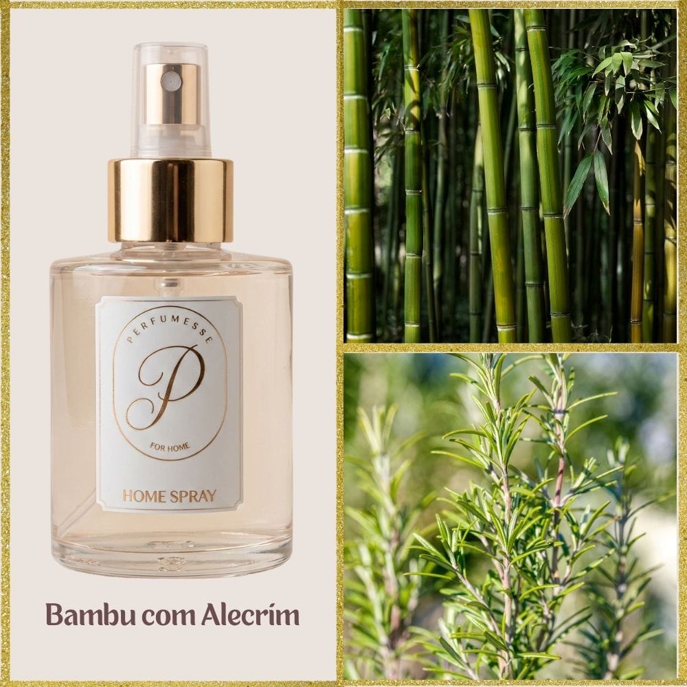 HOME SPRAY BAMBU E ALECRIM - 200ML FRASCO PET