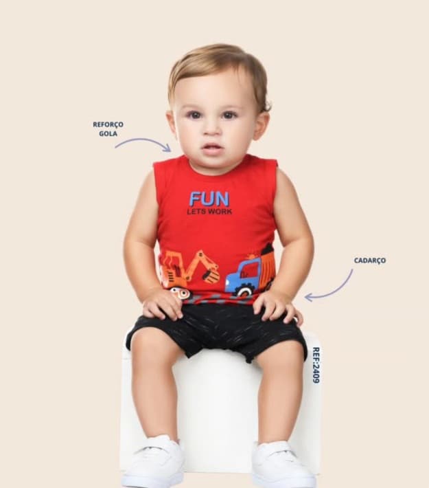 Conjunto baby Caminhão Jidi