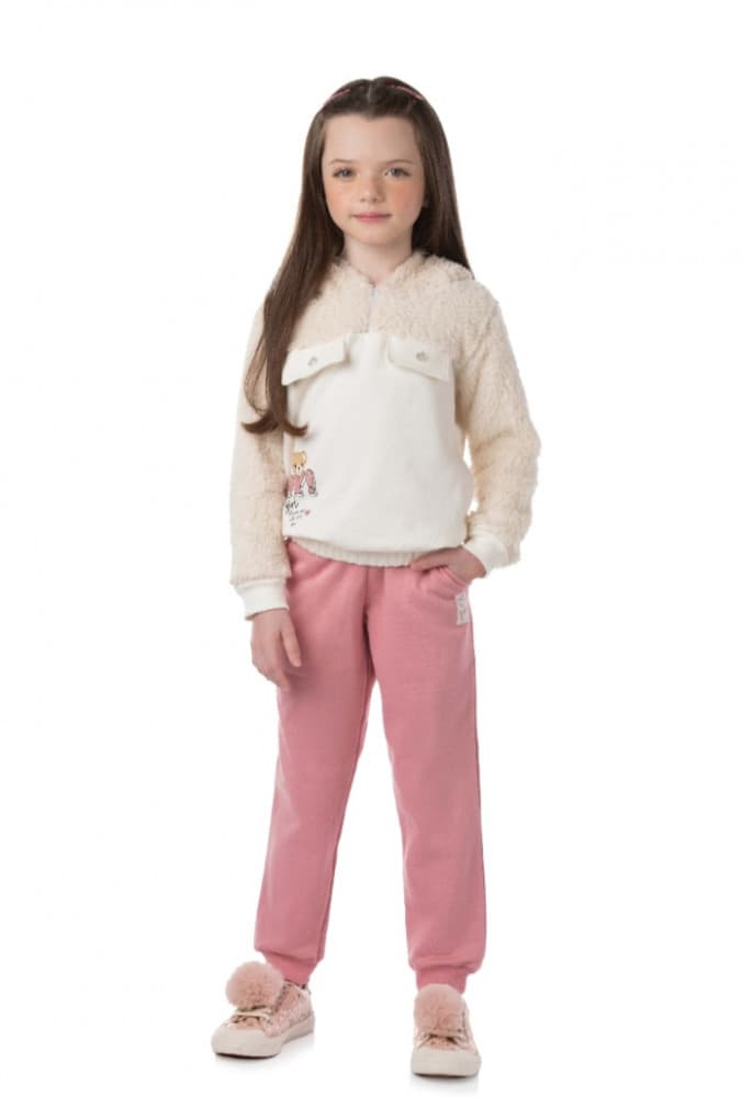 Conjunto moletom e alpaca Tileesul