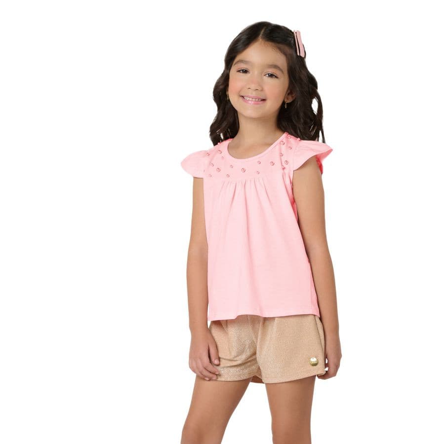 Conjunto Tileesul short lurex