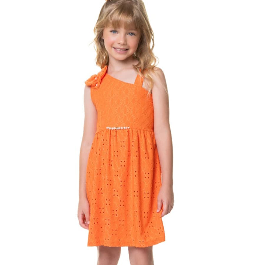 Vestido Tileesul Laise Alça trabalhada