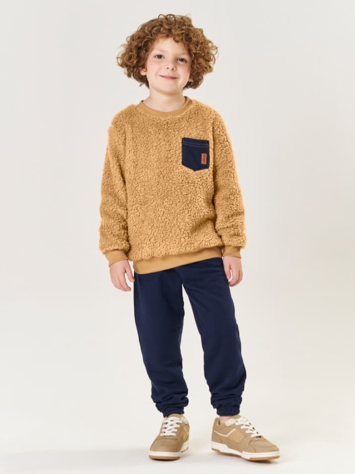 Conjunto Menino em Alpaca Tileesul