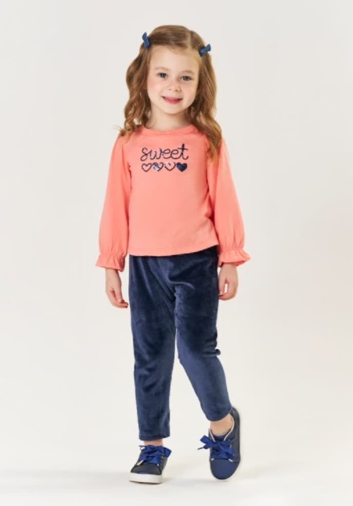 Calça Legging tecido diferenciado Tileesul