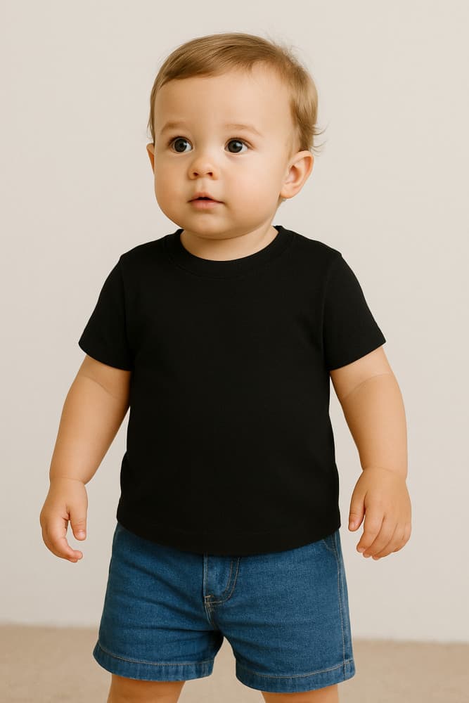 Camiseta básica algodão Jidi