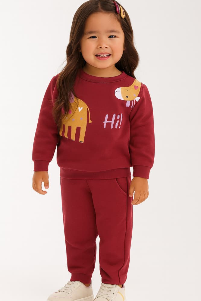 Conjunto Moletom Girafinha Jidi